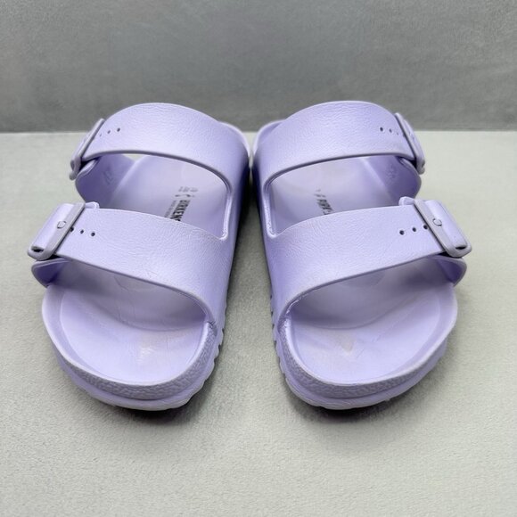 Birkenstock Arizona EVA Womens Size 8 Sandals Lavendar Purple 2-Strap Slide - Picture 2 of 8